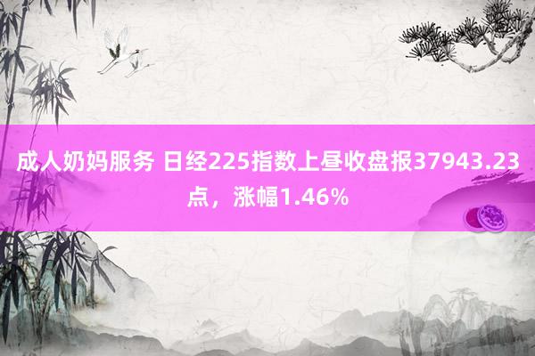 成人奶妈服务 日经225指数上昼收盘报37943.23点，涨幅1.46%